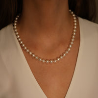 Classic Pearl Strand Necklace - Yellow Gold - Appleby Jewellers Dublin