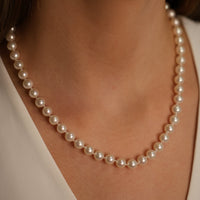 Classic Pearl Strand Necklace - Yellow Gold - Appleby Jewellers Dublin