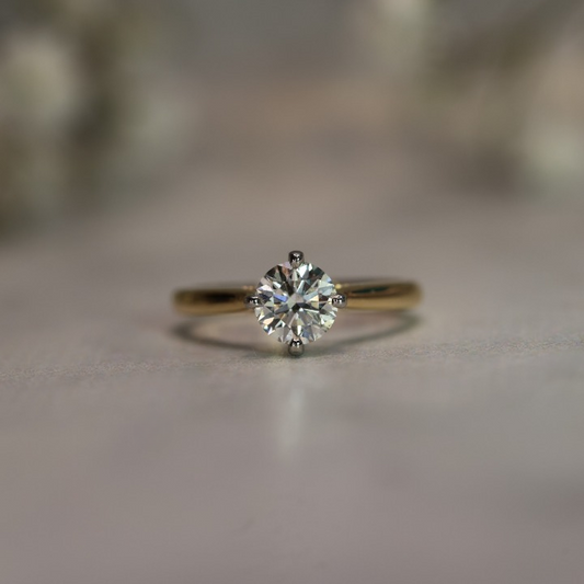 Rose Brilliant Diamond Ring