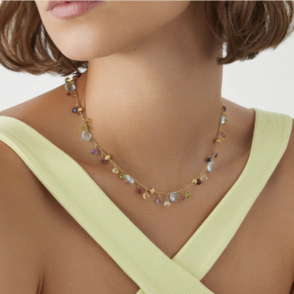 Marco Bicego 18" Multicoloured Necklace "Paradise" Collection - Appleby Jewellers Dublin