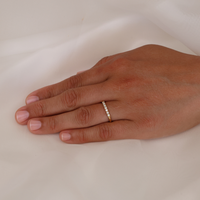 Legato Flat Diamond Band - Appleby Jewellers Dublin
