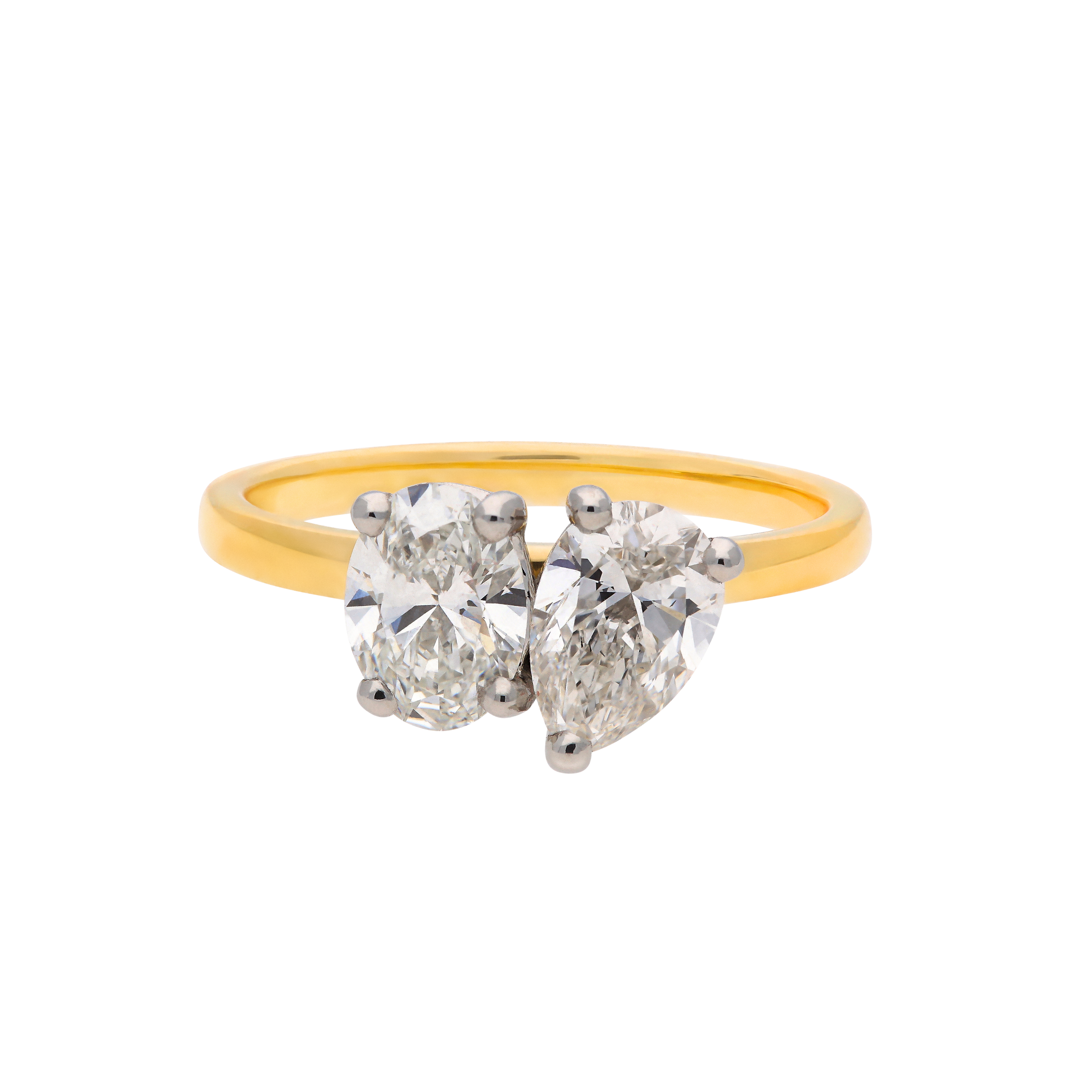 Toi et Moi Oval and Pear Ring - Appleby Jewellers Dublin