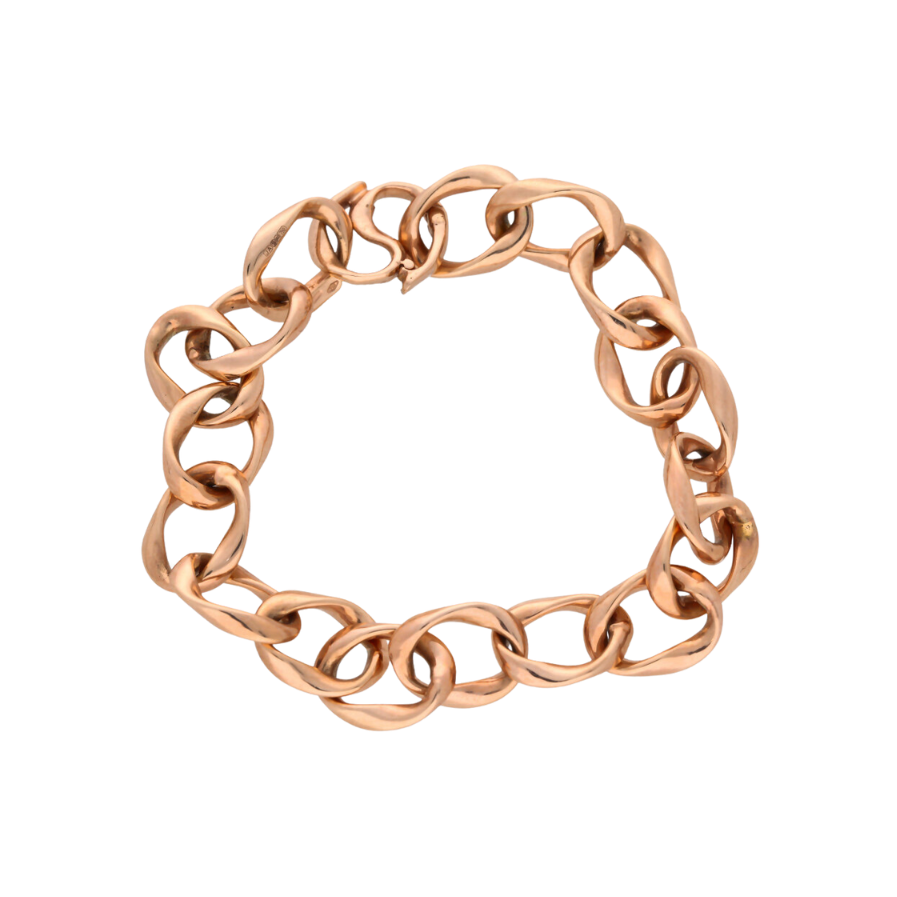 Chunky rose gold bracelet hot sale