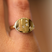 Cancer Constellation Pinky Ring - Appleby Jewellers Dublin