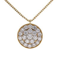 Appleby Diamond Disk Pendant (0.5ct) - Appleby Jewellers Dublin