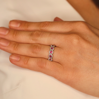 The "Presence" with Ruby and Diamond, Yellow Gold - Appleby Jewellers Dublin