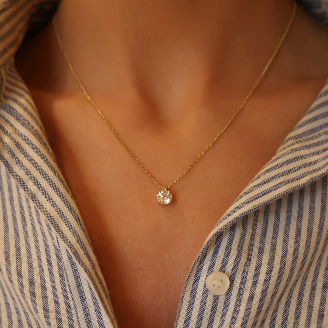 Solitaire Diamond Pendant - Appleby Jewellers Dublin