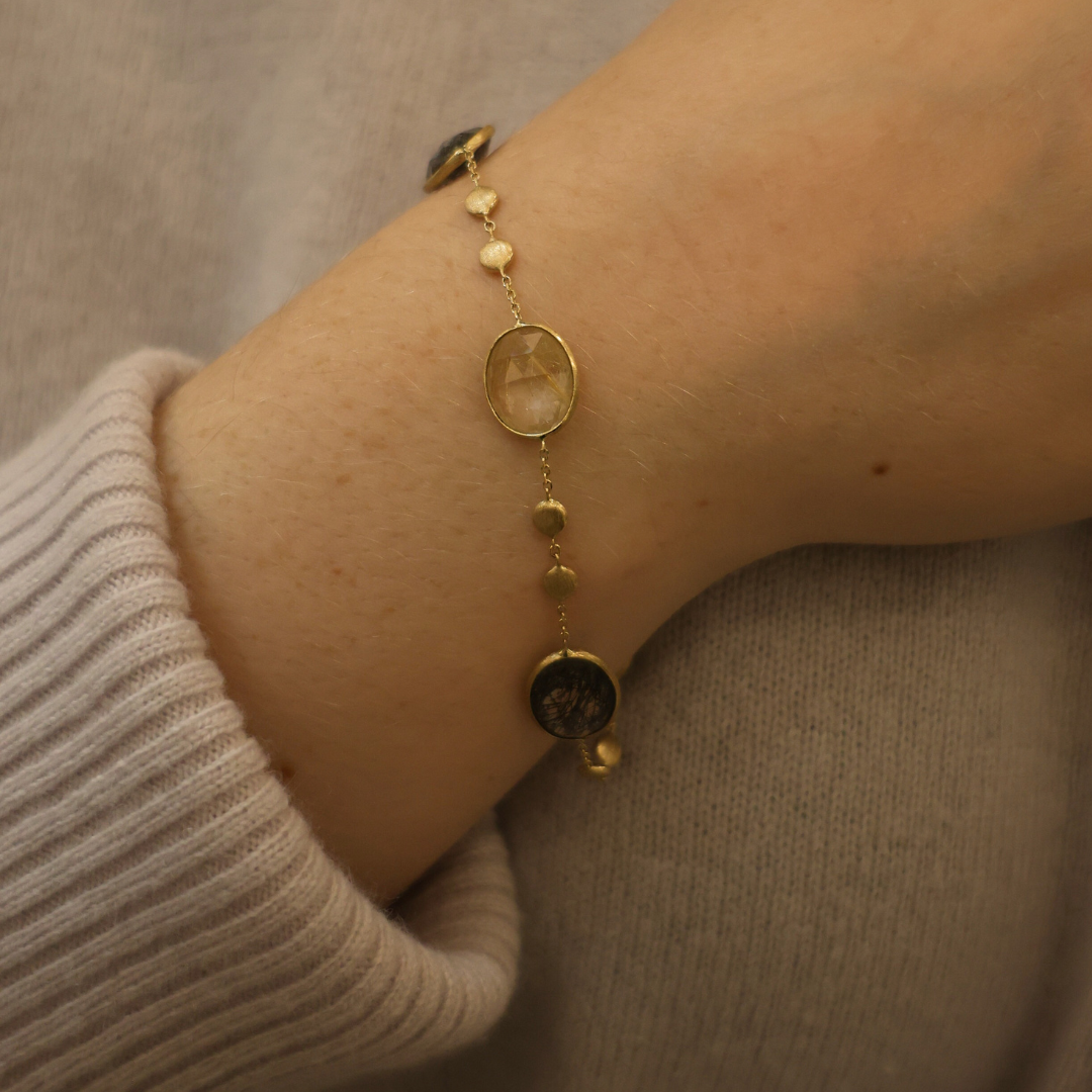 14ct Gold Quartz Bracelet - Appleby Jewellers Dublin
