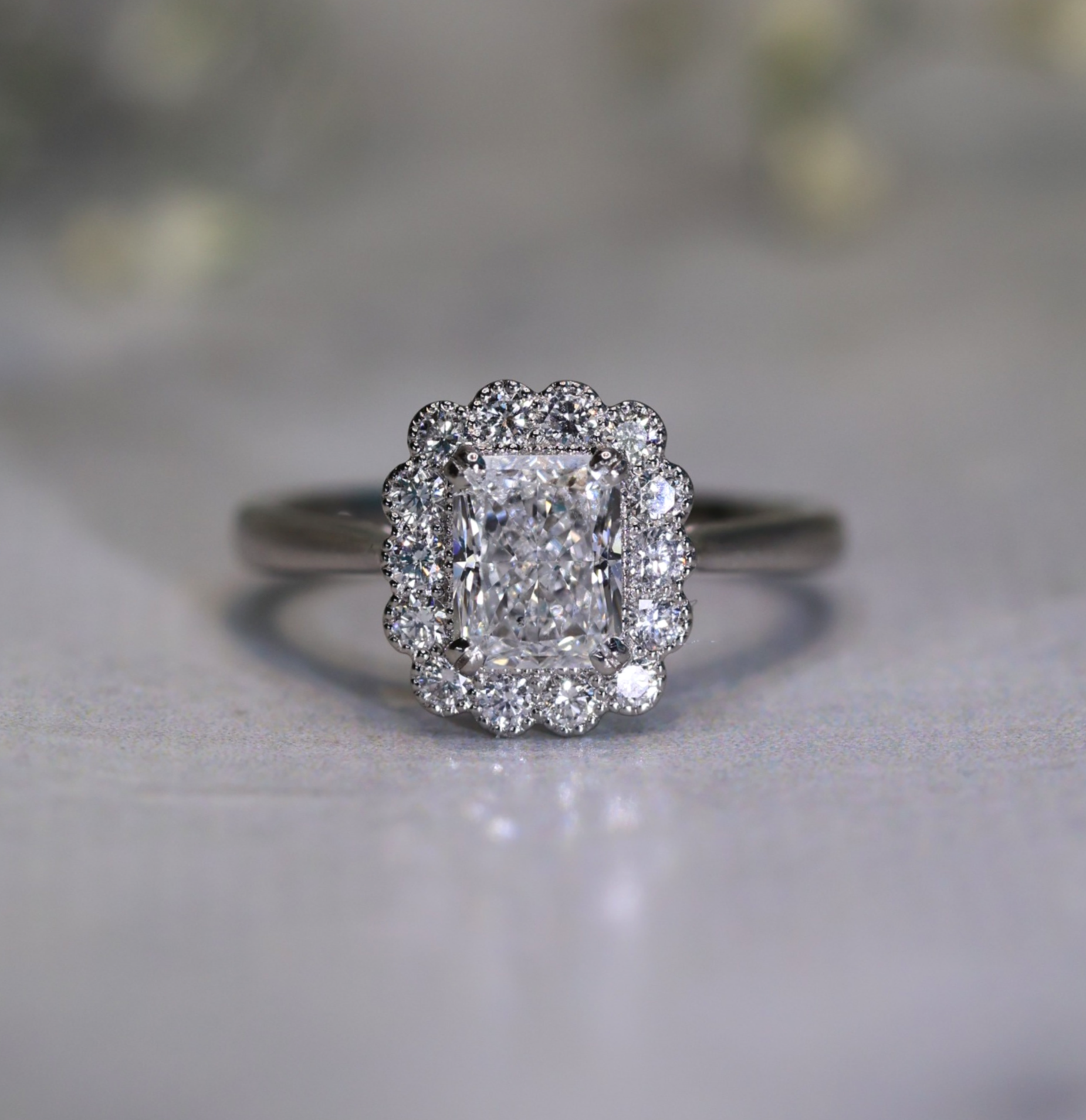 Kate Flower Radiant Cut - Appleby Jewellers Dublin