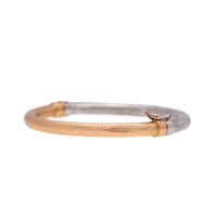 Two Tone Bangle - Appleby Jewellers Dublin