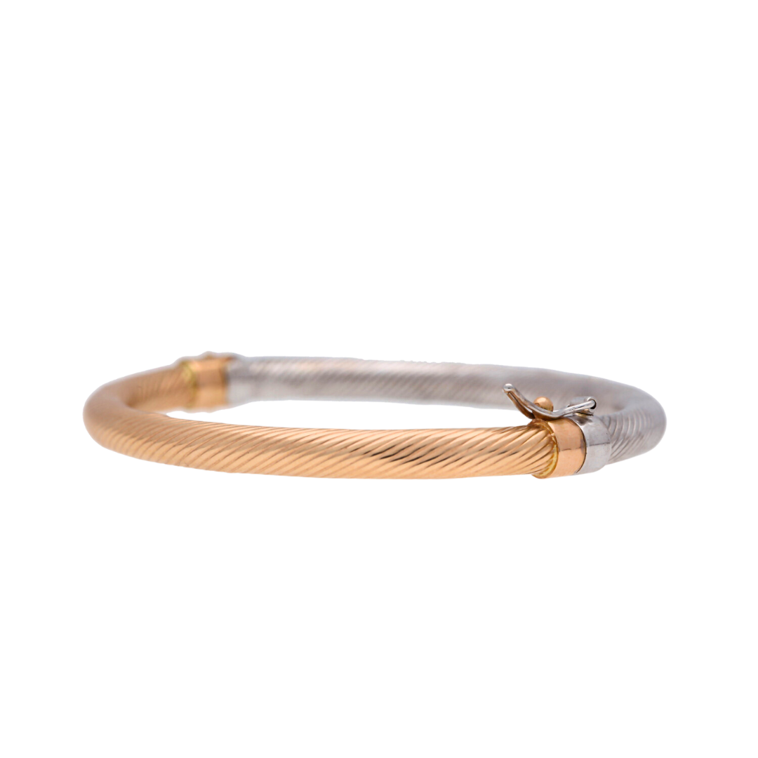 Two Tone Bangle - Appleby Jewellers Dublin