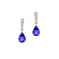 Tanzanite Drop Earrings - Appleby Jewellers Dublin