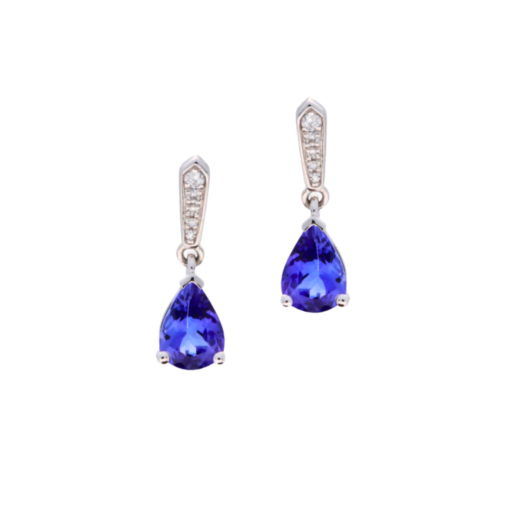 Tanzanite Drop Earrings - Appleby Jewellers Dublin