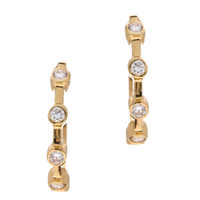 Floating Diamond Hoops - Appleby Jewellers Dublin