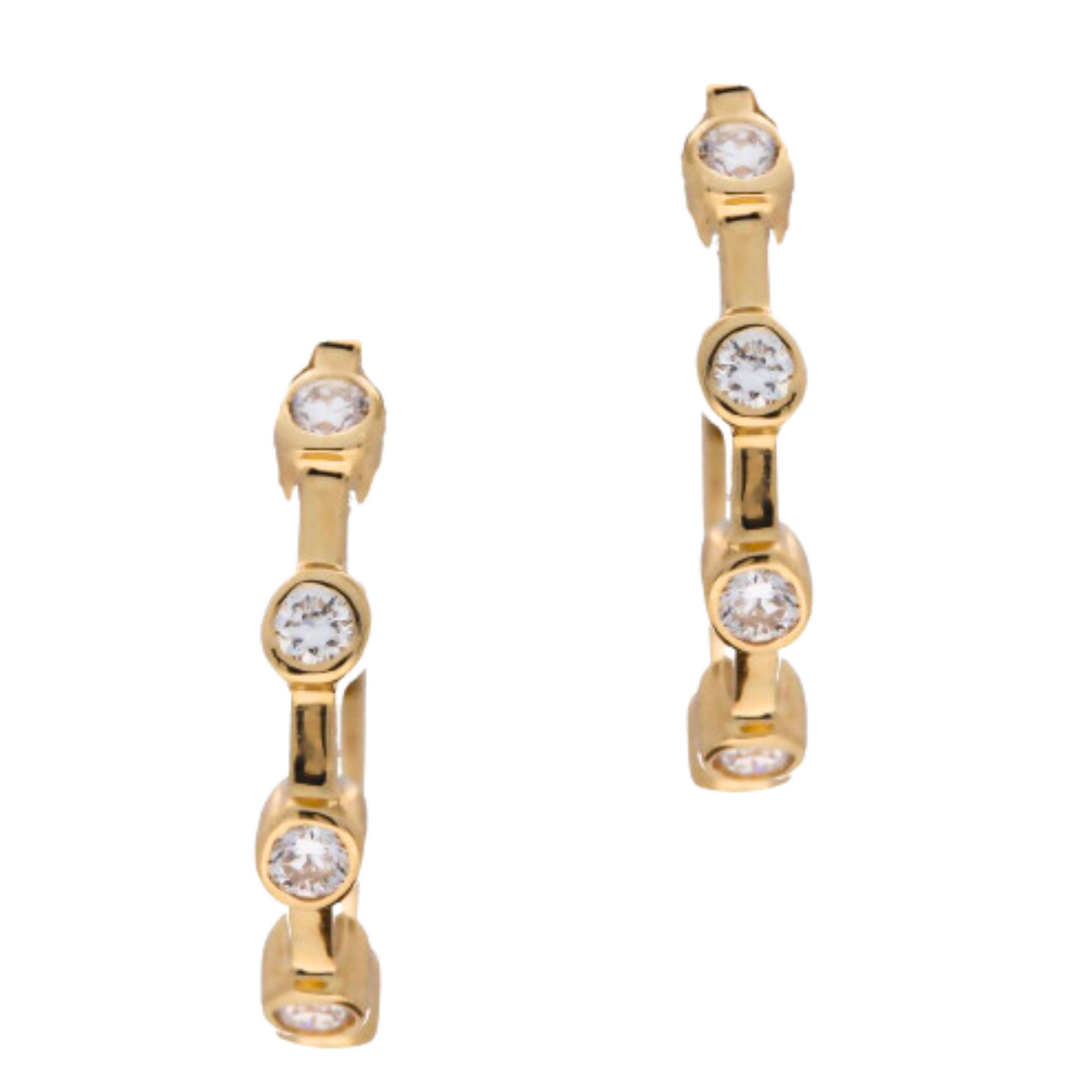 Floating Diamond Hoops - Appleby Jewellers Dublin