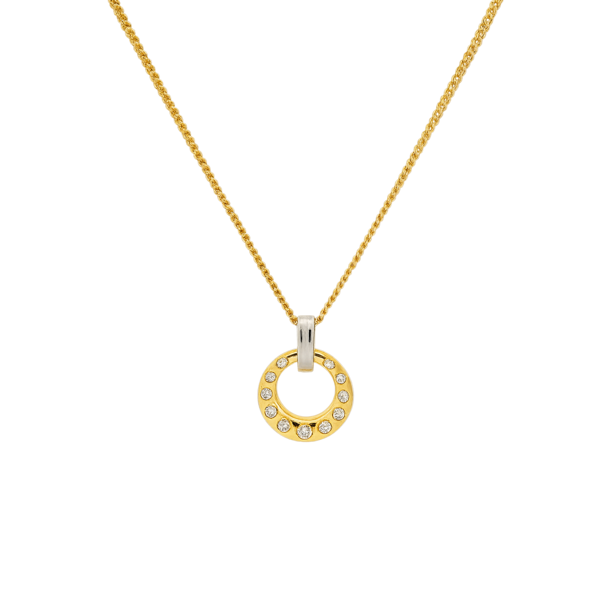 Diamond Circle Pendant - Appleby Jewellers Dublin