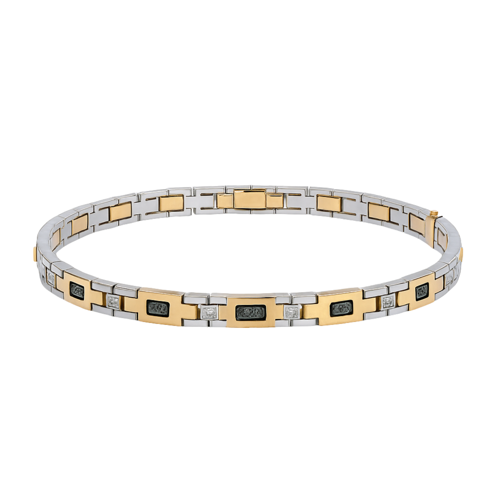 The Fusion Black Diamond Link Bracelet