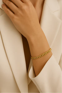 Curb Link Diamond Bracelet