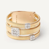 MASAI Three-band diamond pavé ring - Appleby Jewellers Dublin