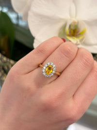 Yellow Sapphire Kate Ring - Appleby Jewellers Dublin