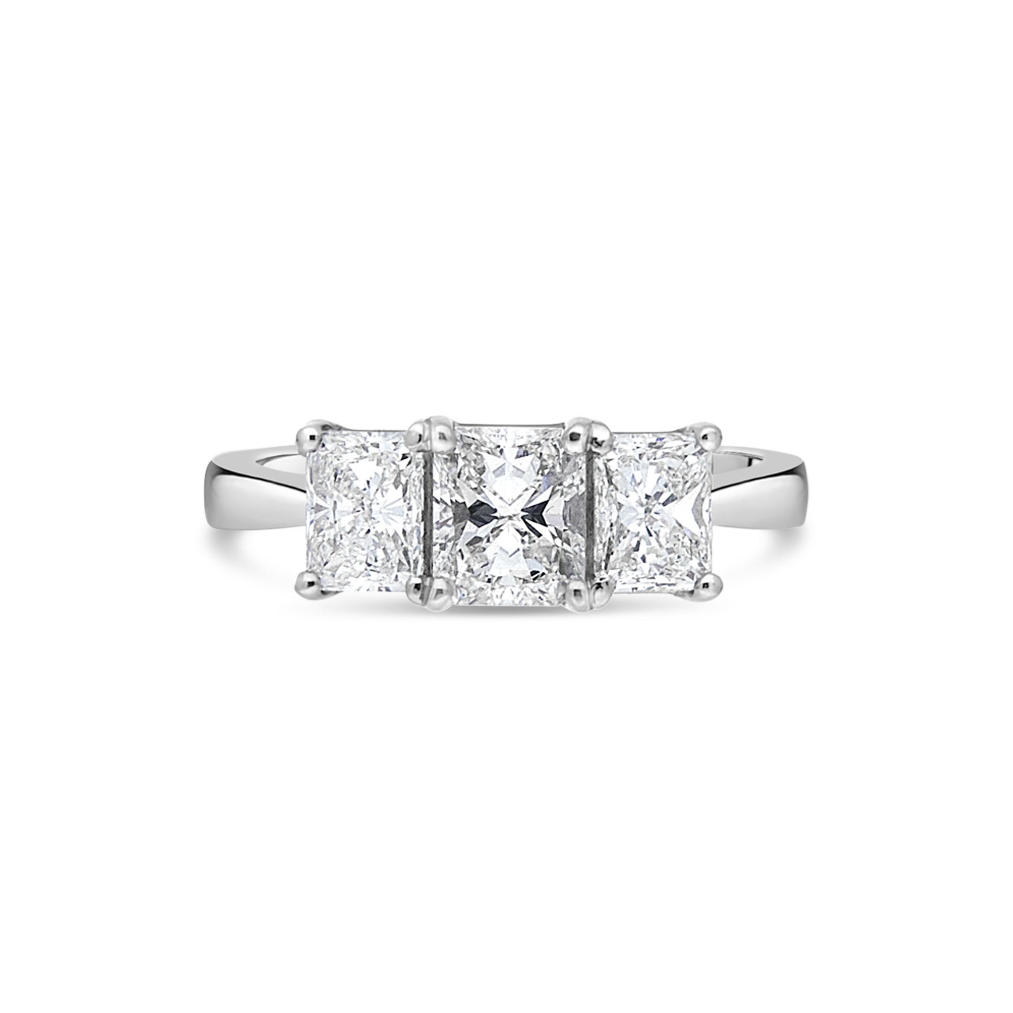 The "Legato" Radiant Cut Three Stone - Appleby Jewellers Dublin