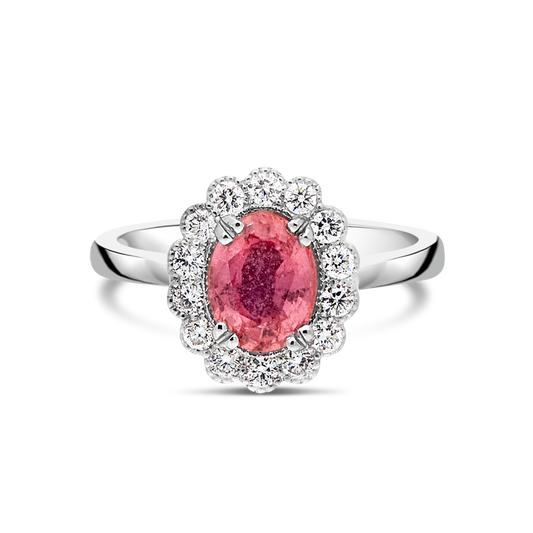 The "Kate Flower" Padparadscha Pink Sapphire