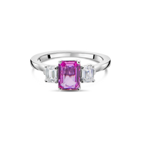 Pink Sapphire and Diamond Trilogy - Appleby Jewellers Dublin