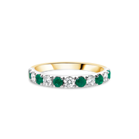 The Chantilly with Emerald and Diamond - Appleby Jewellers Dublin