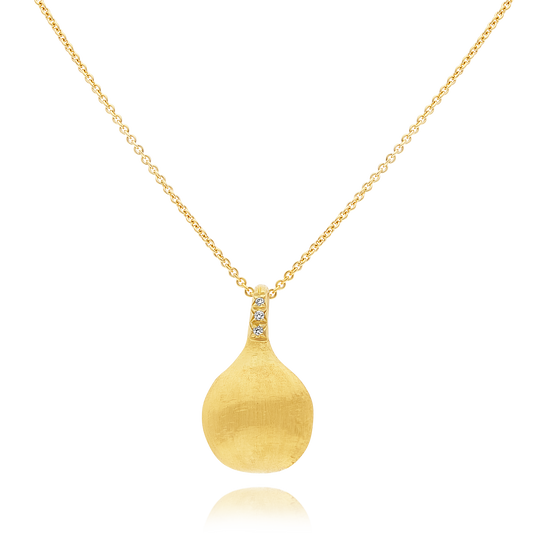 18ct Gold and Diamond "Africa" Pendant Marco Bicego