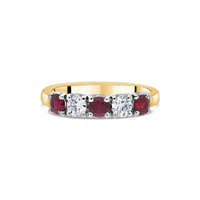 The "Arc" Ruby and Diamond, Yellow Gold - Appleby Jewellers Dublin