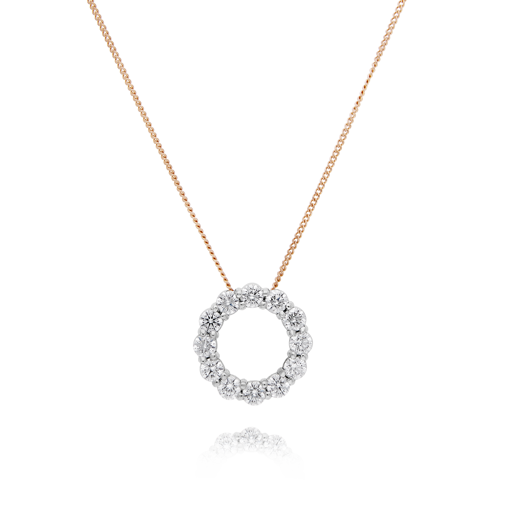 Diamond circle of life on sale necklace