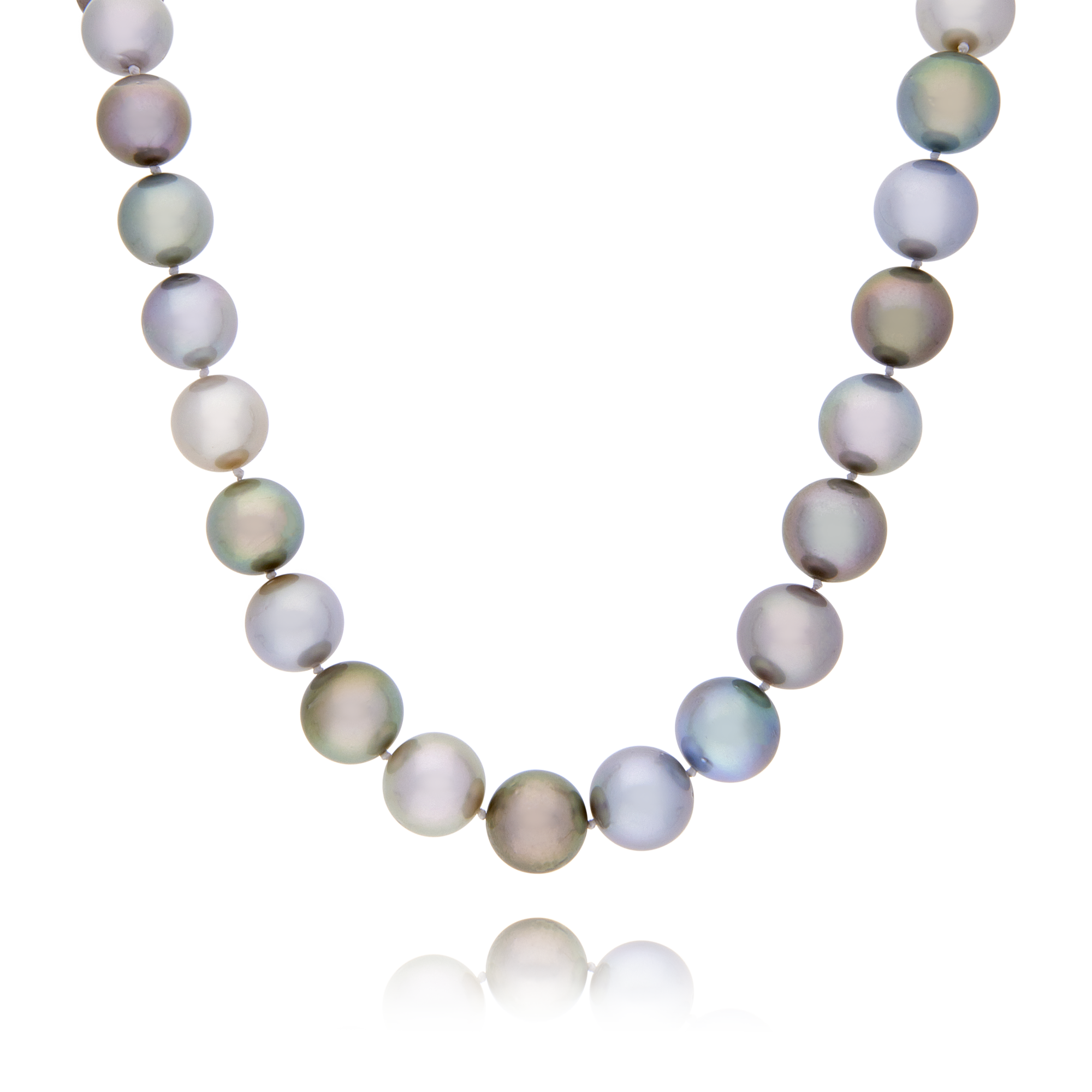 18ct Tahitian Pearl Necklace (11-12mm Pearls) - Appleby Jewellers Dublin