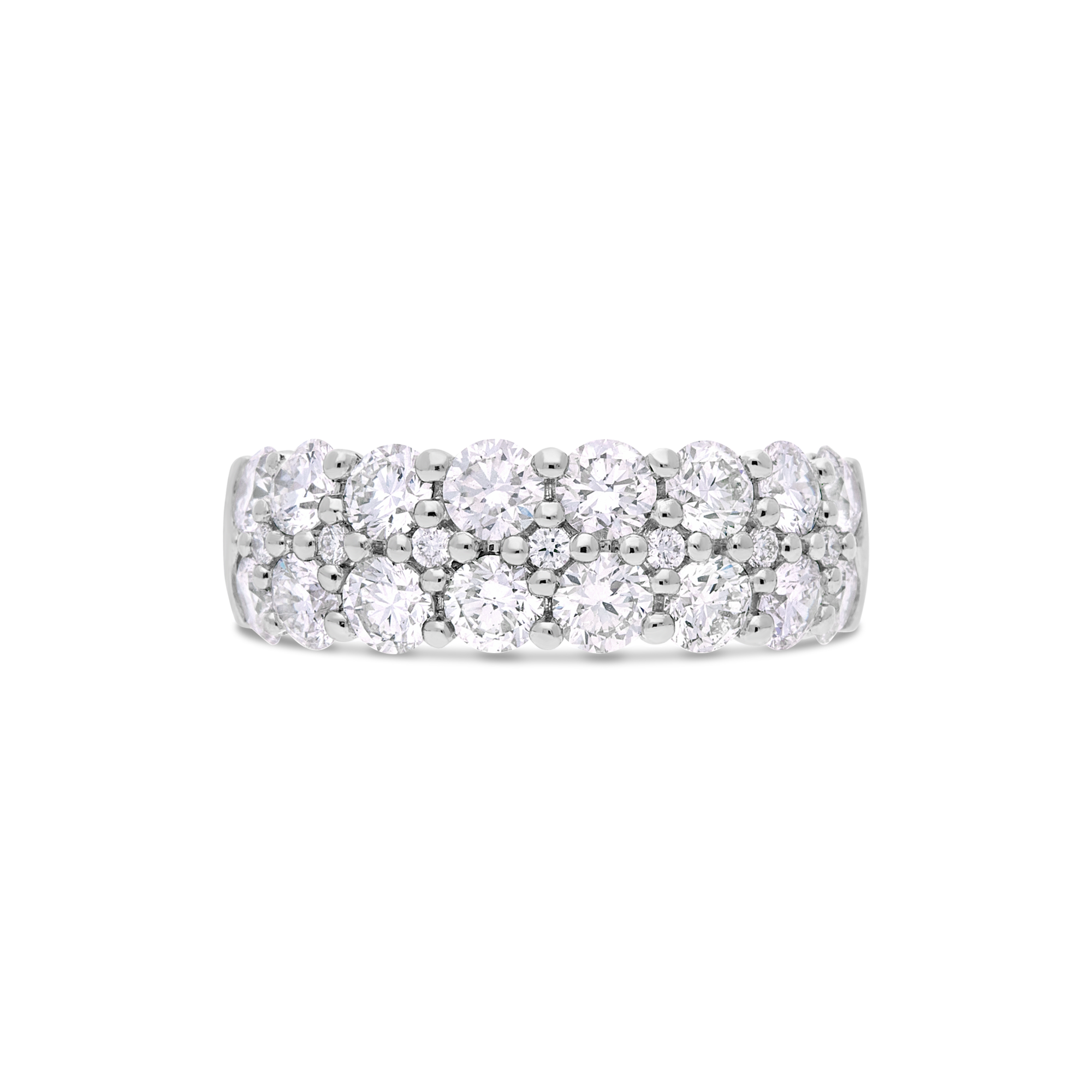 Two-Row Diamond Ring - Appleby Jewellers Dublin