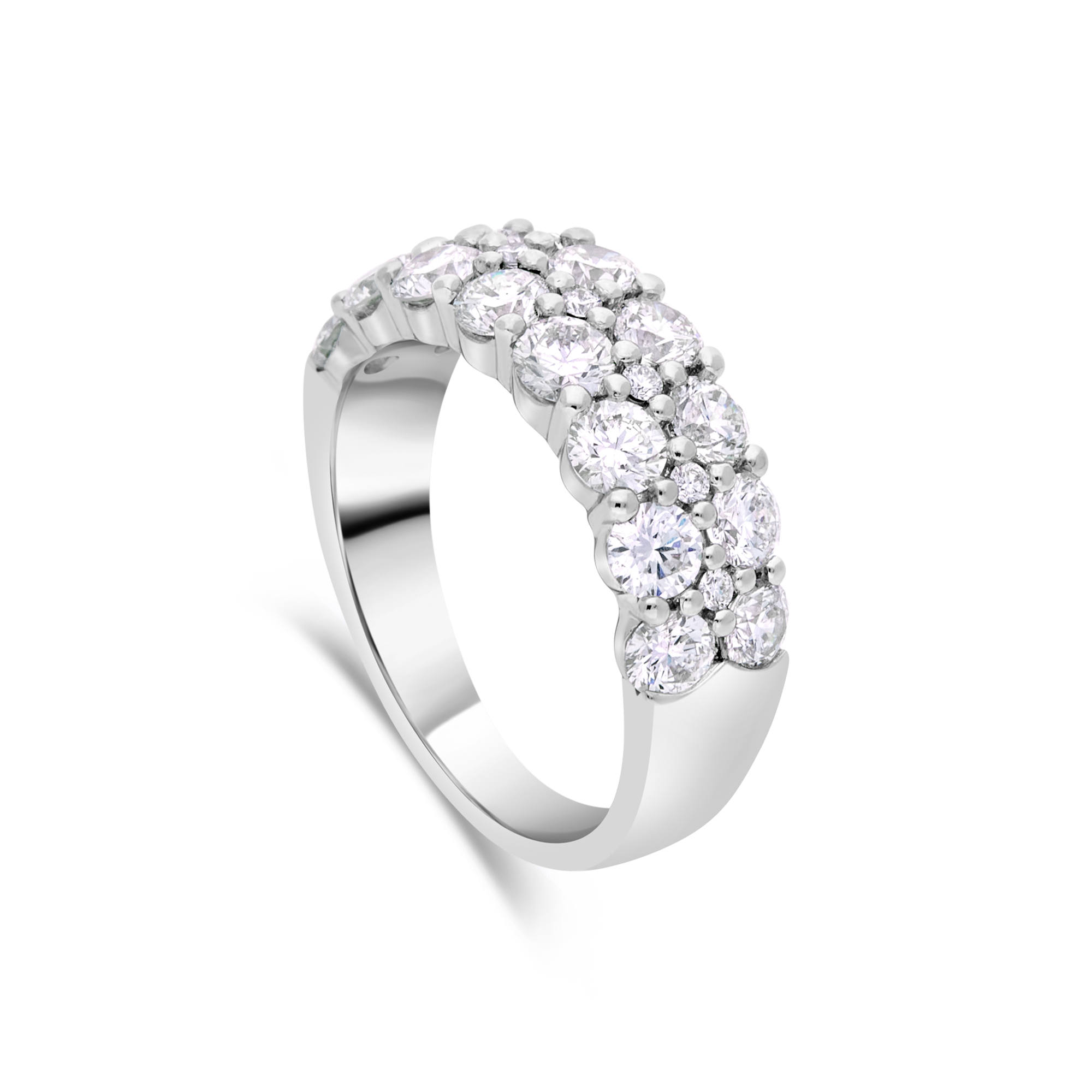 Two-Row Diamond Ring - Appleby Jewellers Dublin