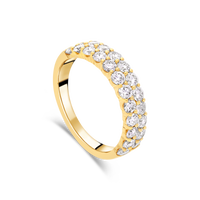 18ct 2-Row Diamond Ring - Appleby Jewellers Dublin