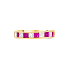 Ruby and Diamond Channel Eternity Ring (18ct Gold)