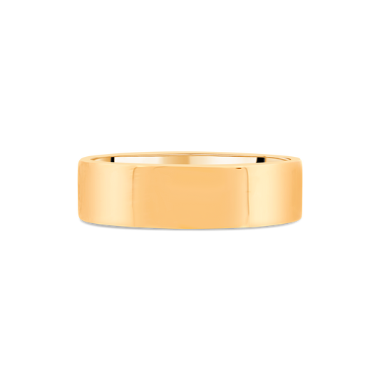 "Blush" Rose Gold 6mm Contemporary Comfort Fit Gents Wedding Band