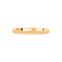 "Blush" Rose Gold Contemporary Ladies Wedding Ring - Appleby Jewellers Dublin