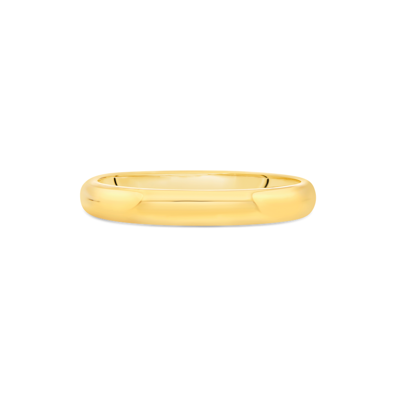 18ct Yellow Gold Light-Weight Ladies Wedding Ring - Appleby Jewellers Dublin