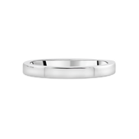 Platinum Contemporary Ladies Wedding Ring - Appleby Jewellers Dublin