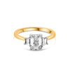 Tranquility - Emerald & Trapeze Diamonds