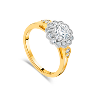 The Coco - 1.00ct Halo Ring - Appleby Jewellers Dublin