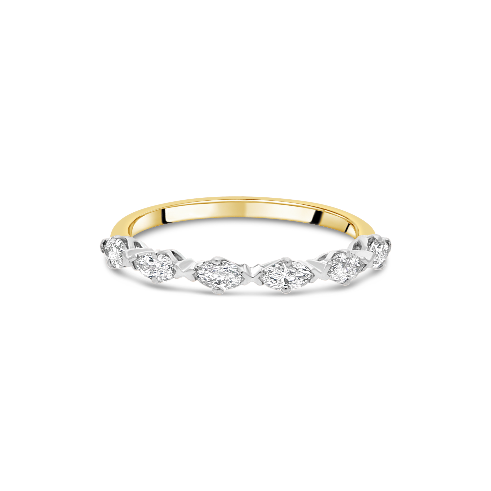 The Elodie Marquise Diamond Band