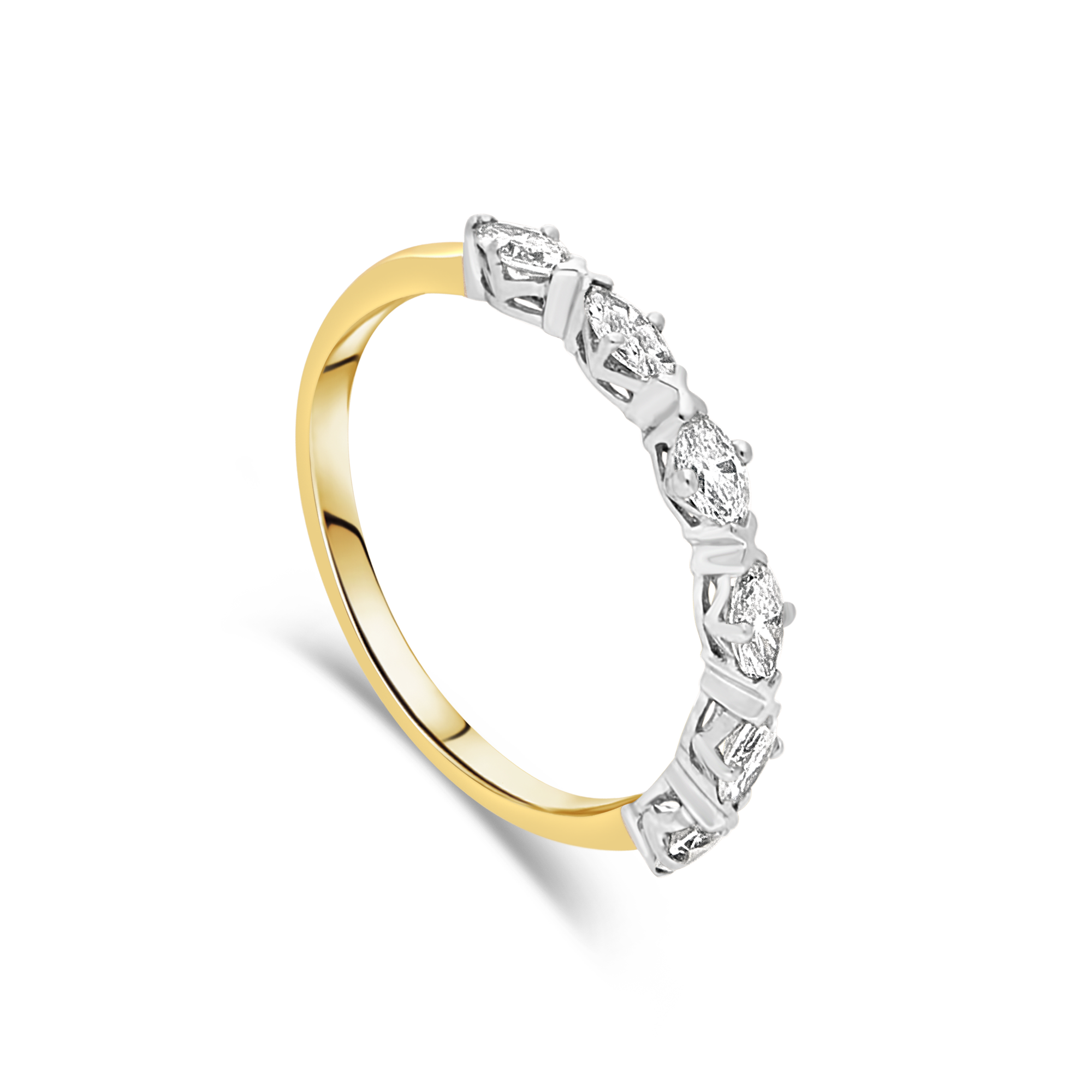 The Elodie Marquise Diamond Band
