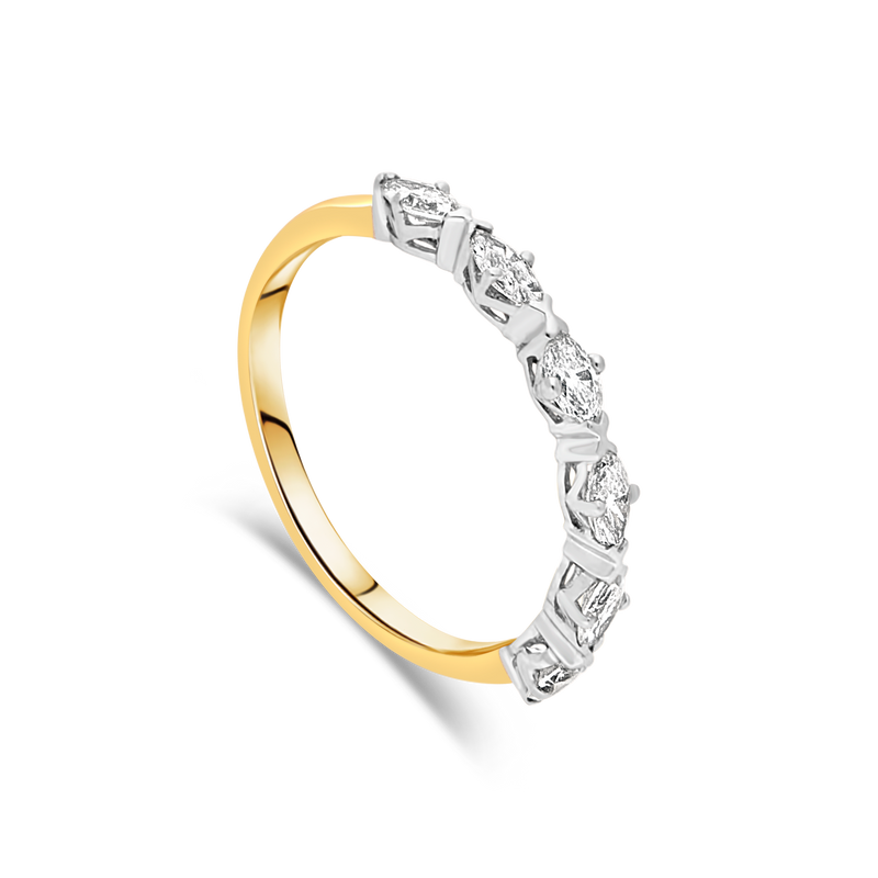 The Elodie Marquise Diamond Band