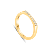 Legato Flat Diamond Band - Appleby Jewellers Dublin