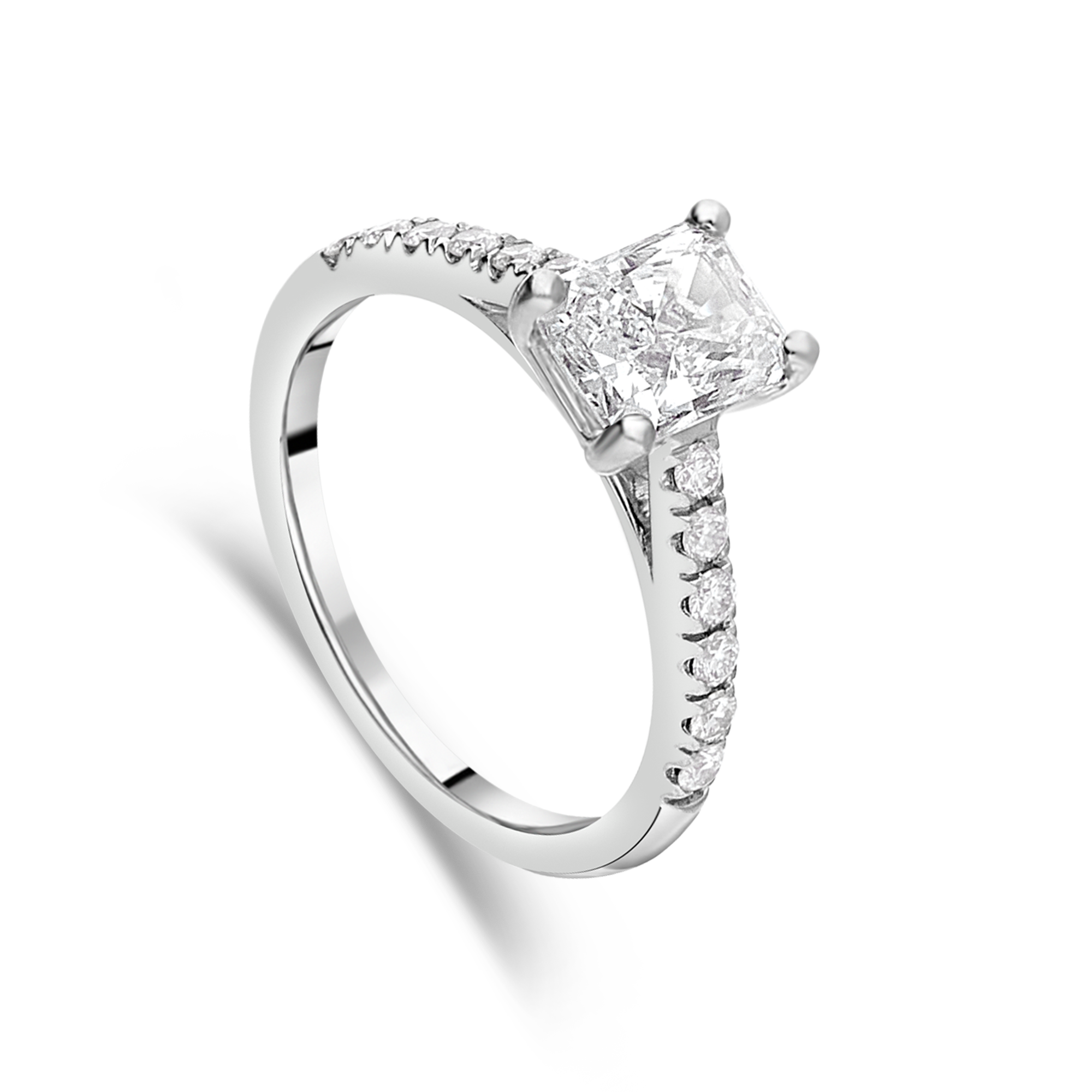 The "Amity" Engagement Ring (Radiant Cut)