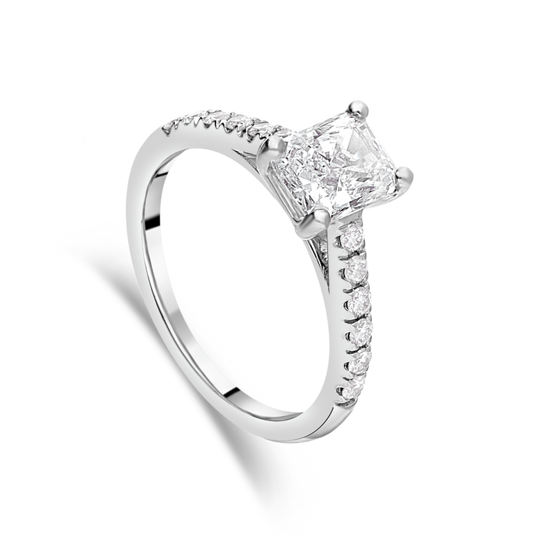 The "Amity" Engagement Ring (Radiant Cut)