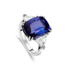 The "Mirage" Tanzanite and Diamond Ring