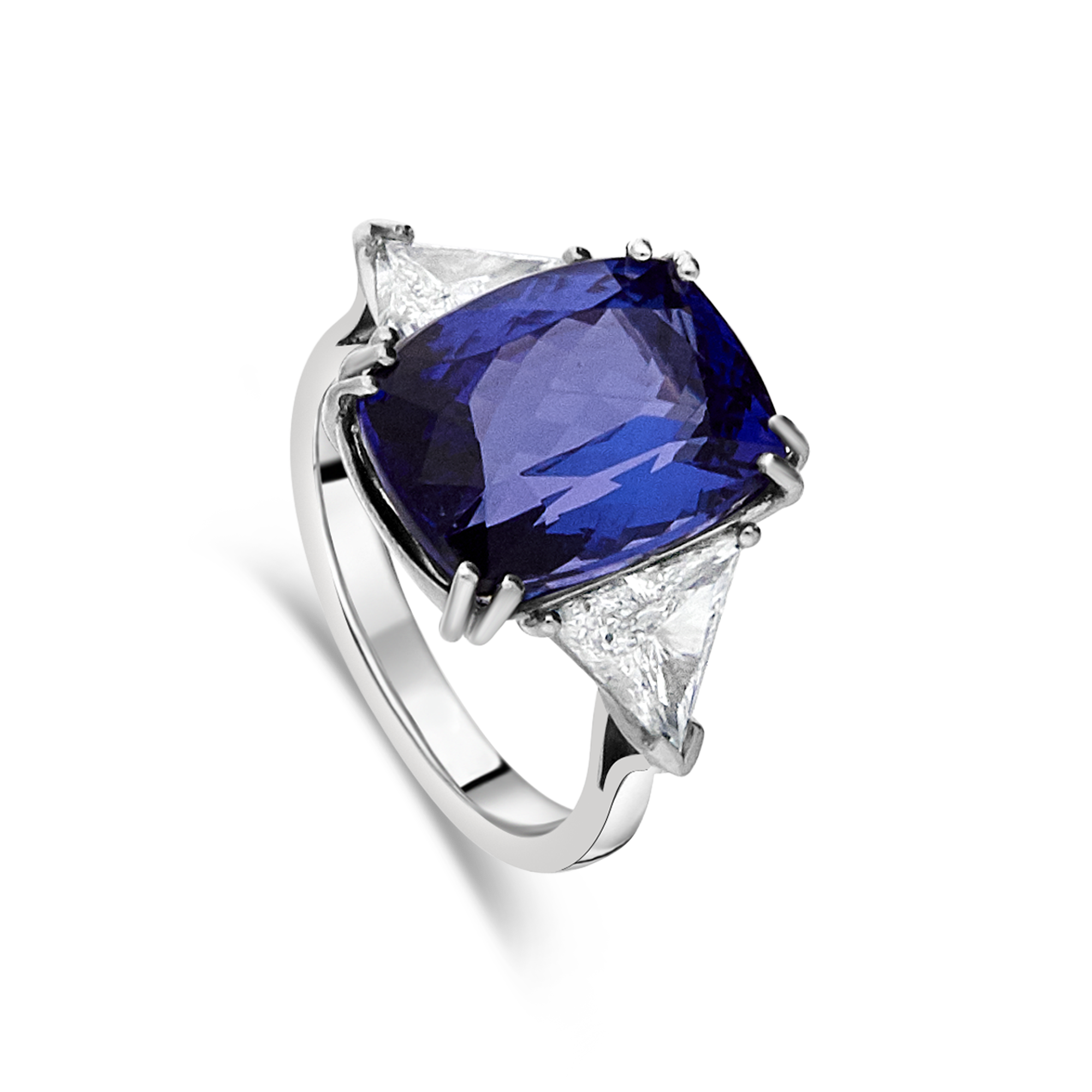 The "Mirage" Tanzanite and Diamond Ring